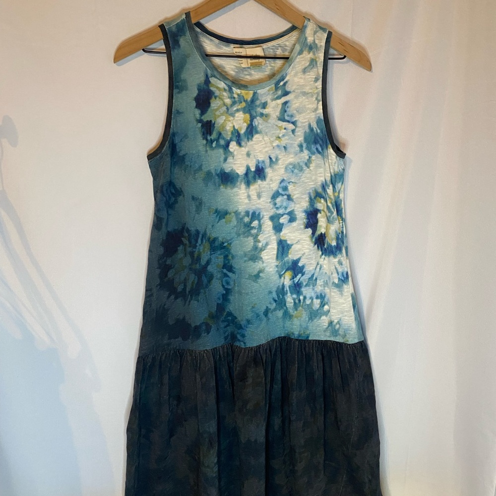 Saturday Sunday by Anthropologie Tie Dye Sleeveless Dress Size S
